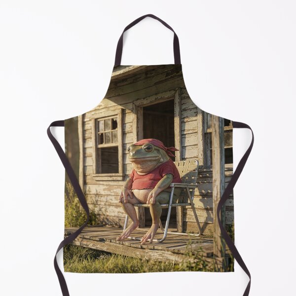 Item preview, Mexican Dumpy Frog Relaxes on His Porch designed and sold by Tridentulus.