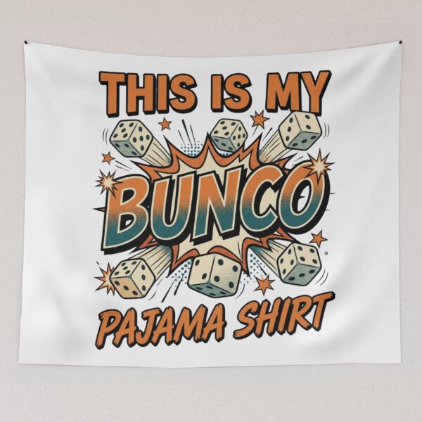 Item preview, bunco pajama family dice party mom night design designed and sold by ArtDesignTp.