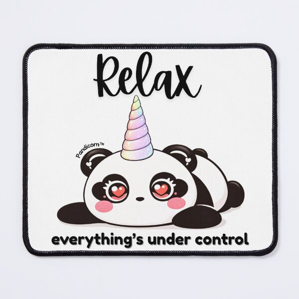 Item preview, Pandicorn™ Cute Panda Unicorn Laying Down | Kawaii Aesthetic | Pastel Fantasy Animal | Cozy Cute Character Design designed and sold by Lussh-UssLiving.