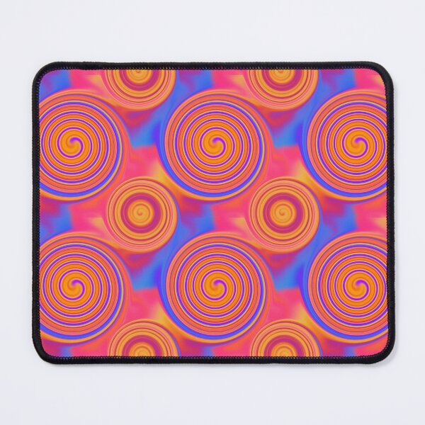 Item preview, colorful spiral pattern design designed and sold by Feral Lines Studio .