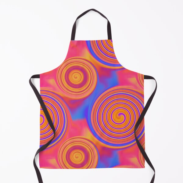 Item preview, colorful spiral pattern design designed and sold by Feral Lines Studio .