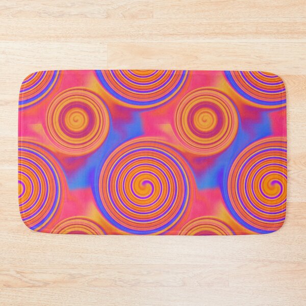 Item preview, colorful spiral pattern design designed and sold by Feral Lines Studio .