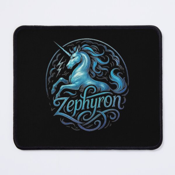 Item preview, Zephyron The Wind Unicorn, Fantasy Unicorn Design, Air Element Unicorn, Magical Sky Unicorn, Mythical Creature Art designed and sold by Typologystudios.