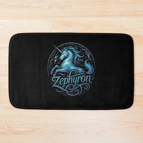 Item preview, Zephyron The Wind Unicorn, Fantasy Unicorn Design, Air Element Unicorn, Magical Sky Unicorn, Mythical Creature Art designed and sold by Typologystudios.
