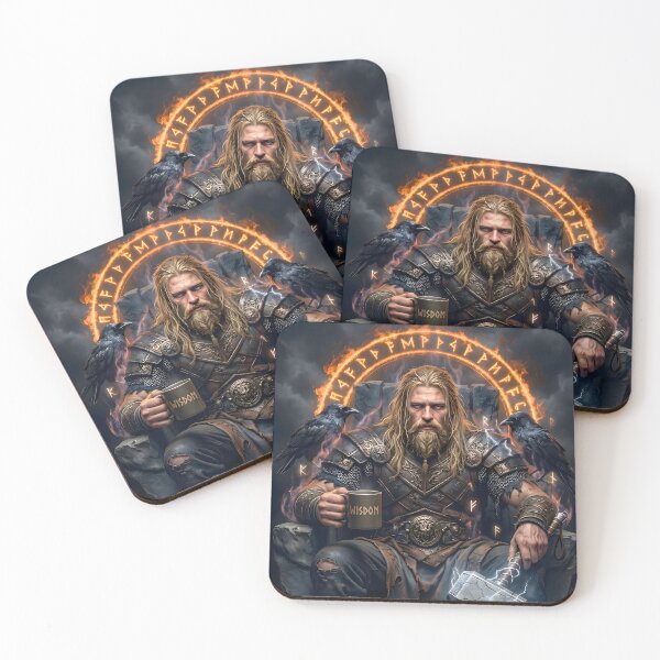 Item preview, No Coffee No Thunder – Funny Thor Viking Coffee Shirt designed and sold by Runes & Embers .