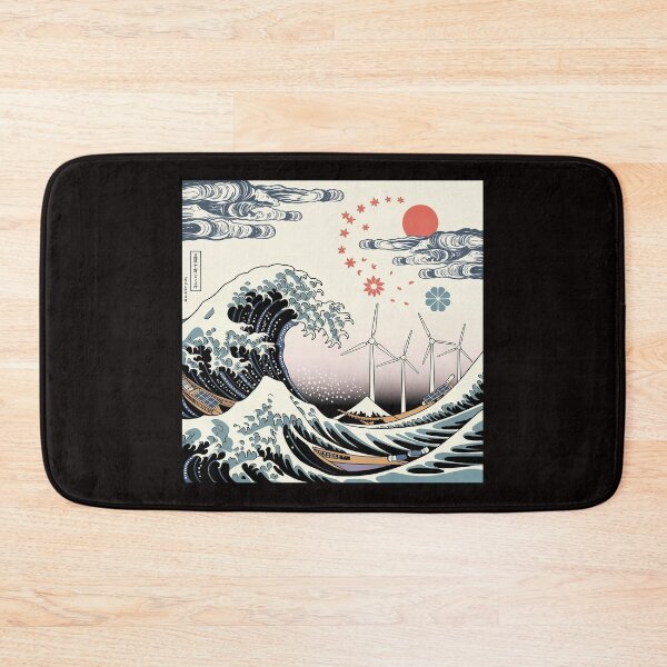 Item preview, Hokusai Great Wave Environmental Art Japanese Print designed and sold by Common-Standard.