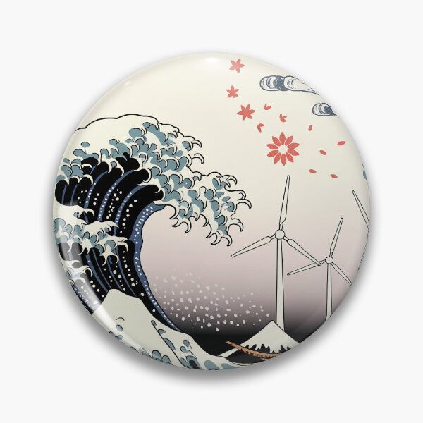 Item preview, Hokusai Great Wave Environmental Art Japanese Print designed and sold by Common-Standard.