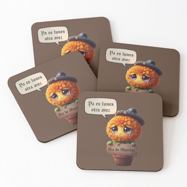 Item preview, Marigold Monday Blues – Day of the Dead Humor designed and sold by Ecosetereos.