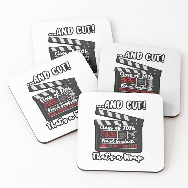 Item preview, And Cut! Class of 2026 Graduation Film Slate Design – High School Edition designed and sold by jglobal360.
