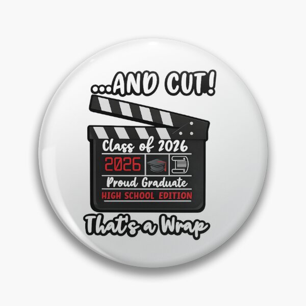 Item preview, And Cut! Class of 2026 Graduation Film Slate Design – High School Edition designed and sold by jglobal360.