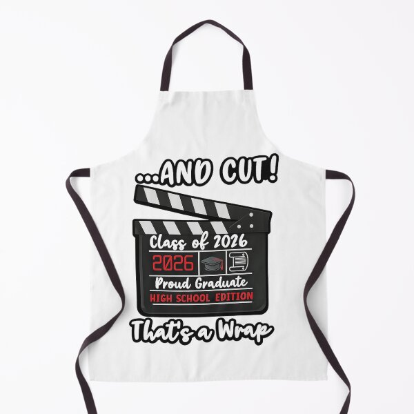 Item preview, And Cut! Class of 2026 Graduation Film Slate Design – High School Edition designed and sold by jglobal360.