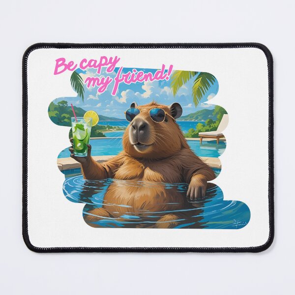 Item preview, Be capy my friend/ Be a capybara friend designed and sold by Ofuska.