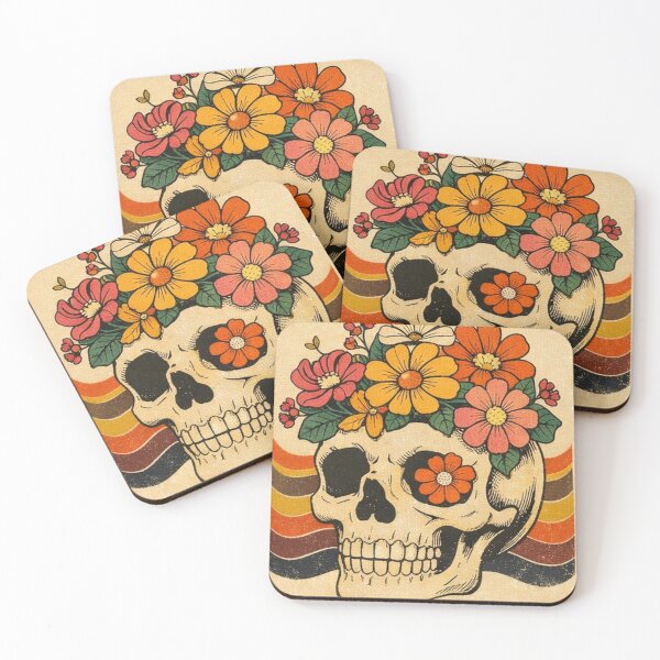 Item preview, Flowers Skull designed and sold by Schr4mmM4ster.