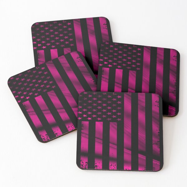 Item preview, Breast Cancer Awareness Flag – Thin Pink Line American Flag designed and sold by artistwill.