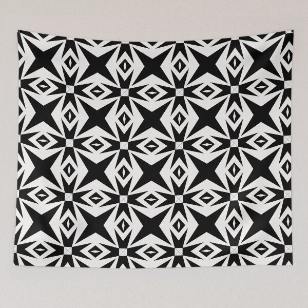 Item preview, Geometric Monochrome Pattern ADG P25.P01.094 designed and sold by Space & Care - Art Deco GeoMetrica.