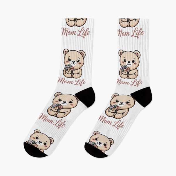 Item preview, Mom Life Bear | Cute Kawaii Style | Funny Mom Aesthetic designed and sold by InspiredCreatives.