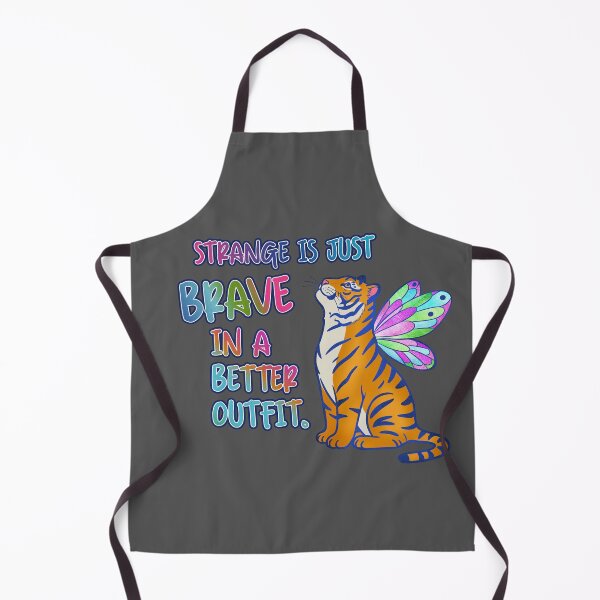 Item preview, Strange Is Just Brave In A Better Outfit Butterfly Tiger designed and sold by therealkbyers.