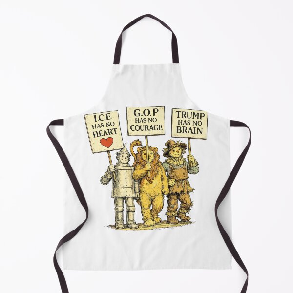 Item preview, No Heart No Courage No Brain – Vintage Satirical Protest Art designed and sold by Pit Bull Ink.