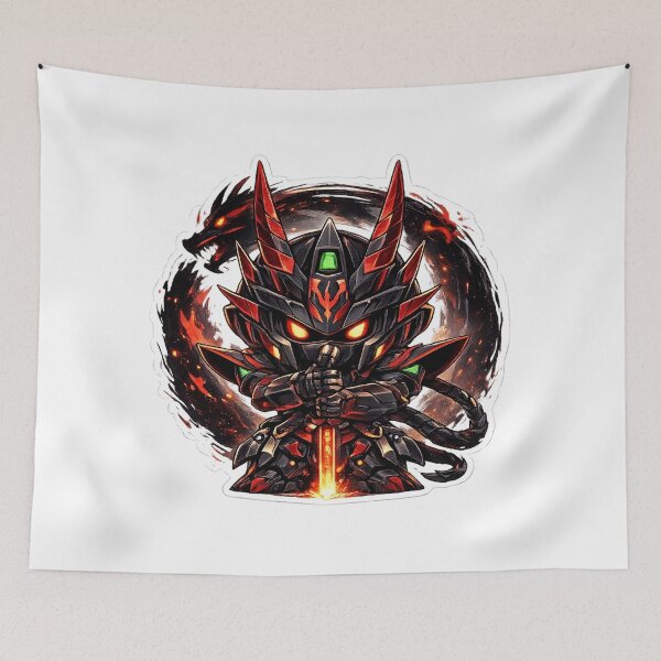 Item preview, Black Dragon Chibi Gundam designed and sold by DaigaaSikFaan.