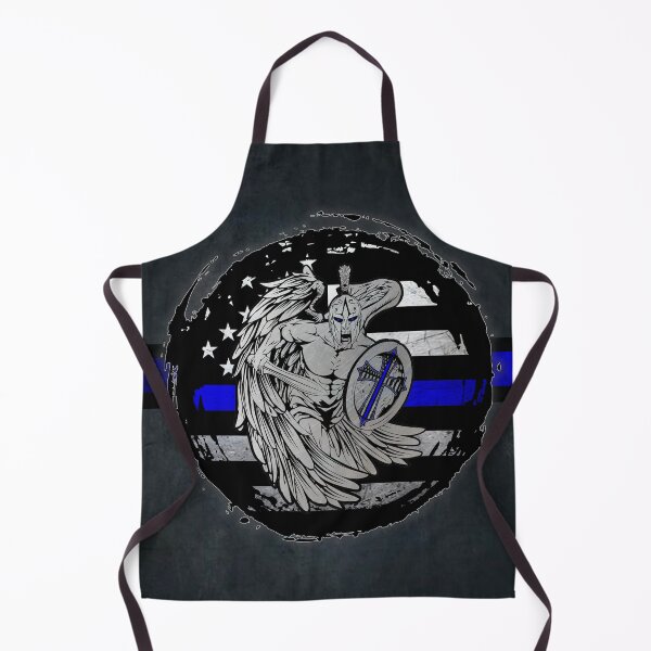 Item preview, Thin Blue Line Flag – Back The Blue Warrior American Flag Design designed and sold by artistwill.