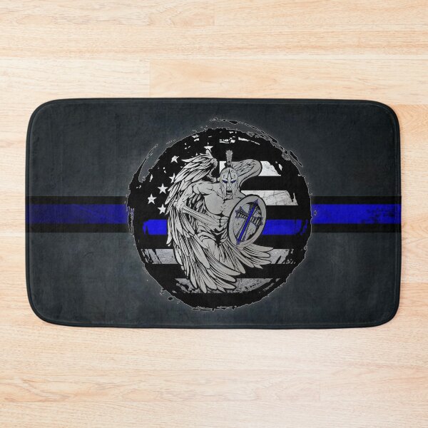Item preview, Thin Blue Line Flag – Back The Blue Warrior American Flag Design designed and sold by artistwill.