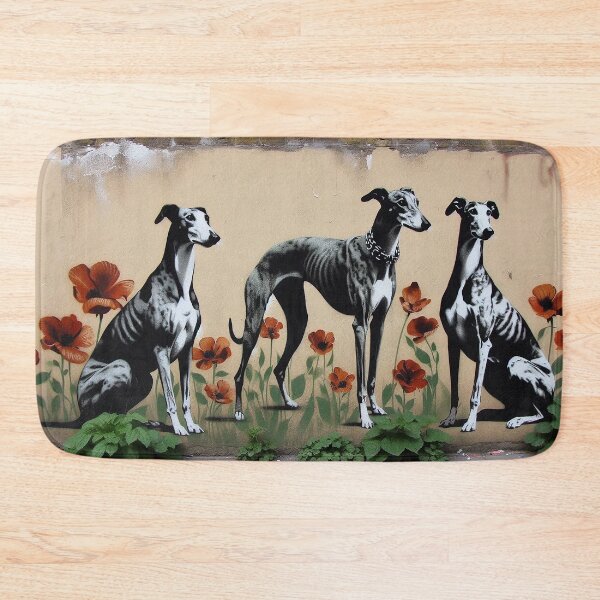 Item preview, GALOGO - Street Variations - Galgos & Poppies designed and sold by GALOGO – Art for Sighthounds & Animal Welfare.