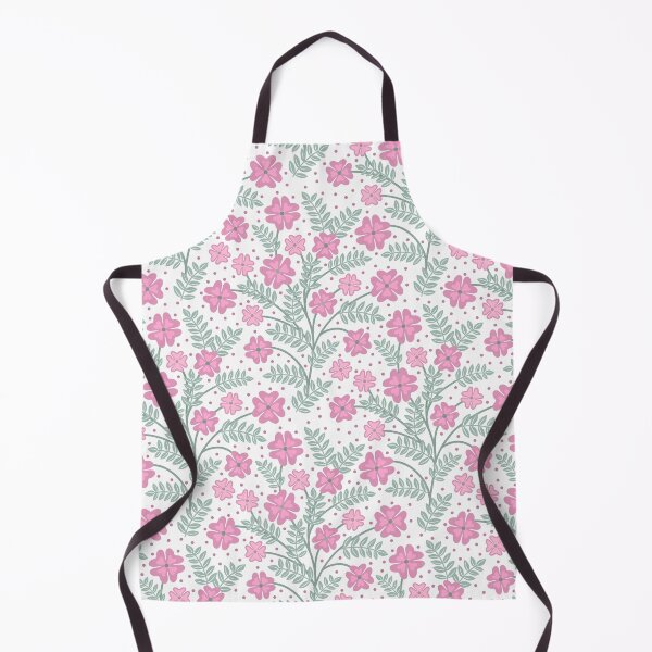 Item preview, Shamrock flowers in pink shades on white designed and sold by MarySchwindt.