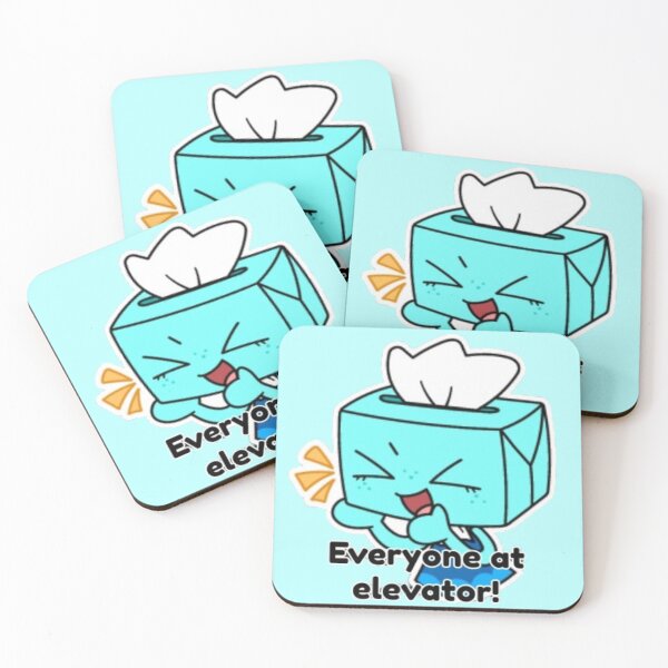 Item preview, Dandy's World Sticker: "Everyone at elevator!" designed and sold by SNAPPJAWZ.