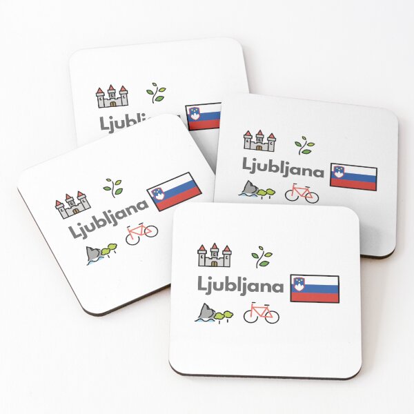 Item preview, Ljubljana Slovenia Travel – Green City, Castle & Nature Emoji Design designed and sold by iccdesignsshop.