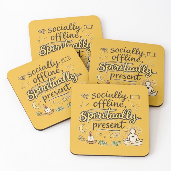 Item preview, Socially Offline Spiritually Present Aesthetic designed and sold by NiDev26.