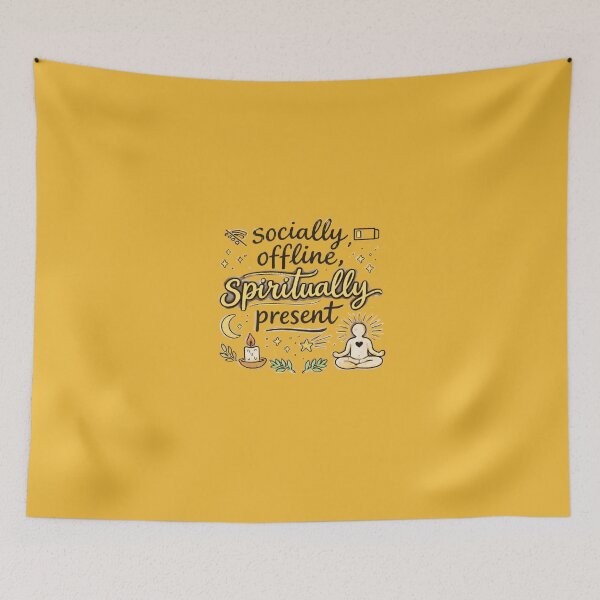 Item preview, Socially Offline Spiritually Present Aesthetic designed and sold by NiDev26.