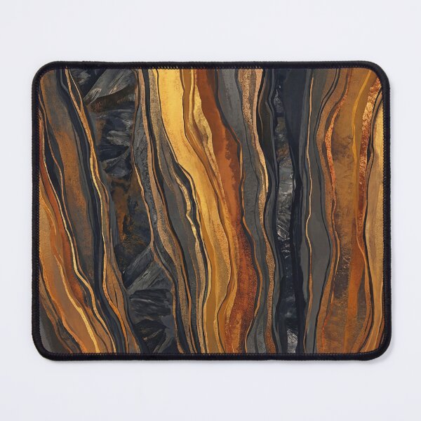 Item preview, Molten Gold Geological Abstract Art designed and sold by Printpix.