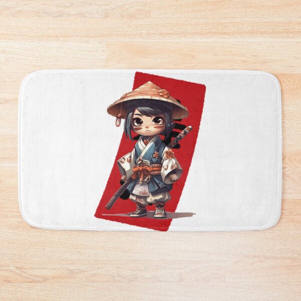 Item preview, Cute Chibi Japanese Samurai Anime Art designed and sold by Szpaku desart .