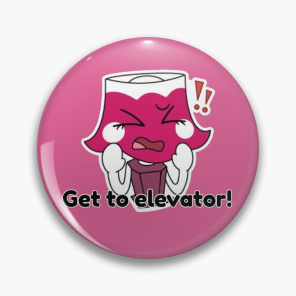 Item preview, Dandy's World Sticker: "Get to elevator!" designed and sold by SNAPPJAWZ.