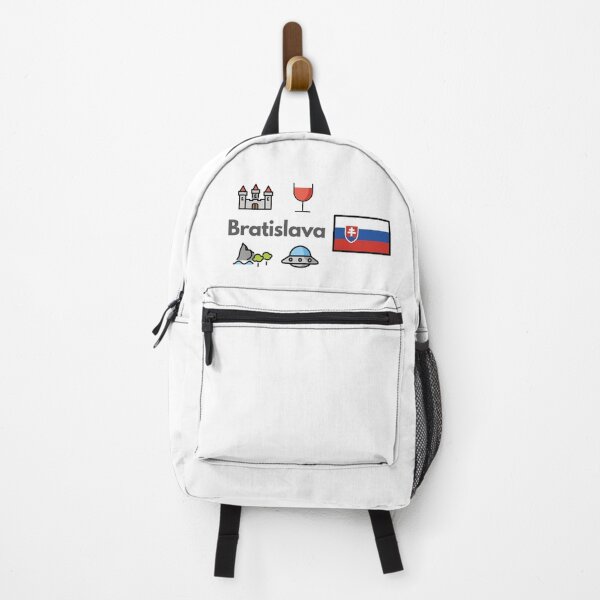 Item preview, Bratislava Slovakia Travel – Castle, River & Old Town Emoji designed and sold by iccdesignsshop.