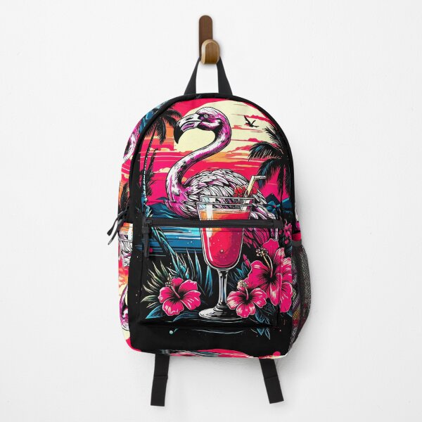 Item preview, A tropical landscape and flamingo designed and sold by Creative Visualize.