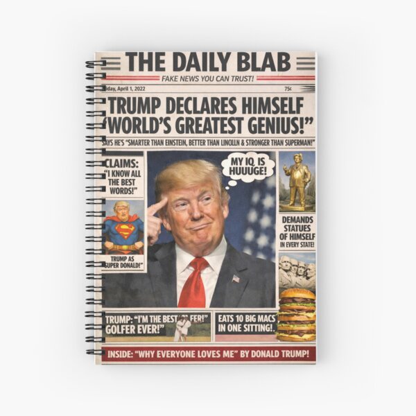 Item preview, Trump Newspaper Spoof Funny Merch by Politica UK designed and sold by Tale Teller Club.