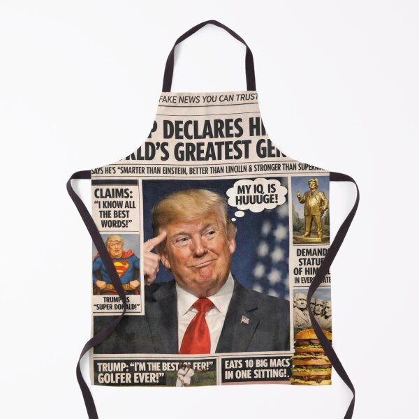 Item preview, Trump Newspaper Spoof Funny Merch by Politica UK designed and sold by Tale Teller Club.