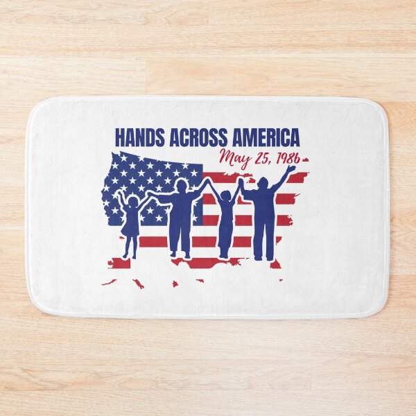 Item preview, Distressed Hands Across America 1986 designed and sold by Dondonmart.