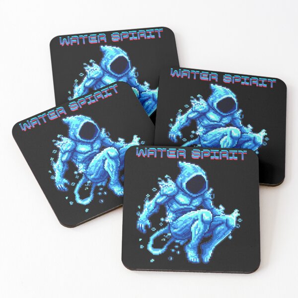 Item preview, Retro-style design of a water spirit designed and sold by Gamershop22025.