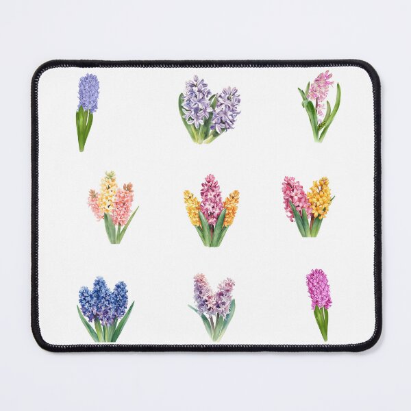 Item preview, Watercolor Spring Hyacinth Flowers designed and sold by silviaol.