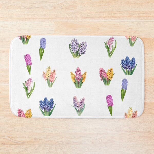 Item preview, Watercolor Spring Hyacinth Flowers  designed and sold by silviaol.