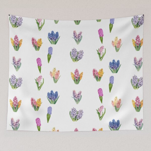 Item preview, Watercolor Spring Hyacinth Flowers  designed and sold by silviaol.