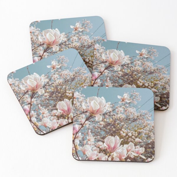 Item preview, Pink Magnolia Blossoms Spring Botanical Photography designed and sold by MDCCo.