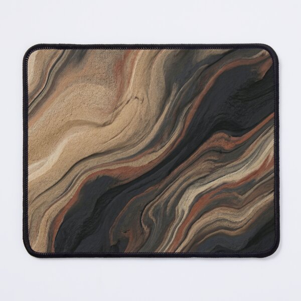 Item preview, Abstract Layered Rock Formation – Earthy Sedimentary Pattern Art Print designed and sold by Printpix.