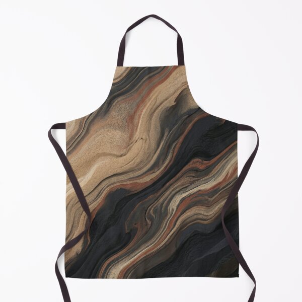 Item preview, Abstract Layered Rock Formation – Earthy Sedimentary Pattern Art Print designed and sold by Printpix.