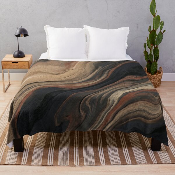 Item preview, Abstract Layered Rock Formation – Earthy Sedimentary Pattern Art Print designed and sold by Printpix.