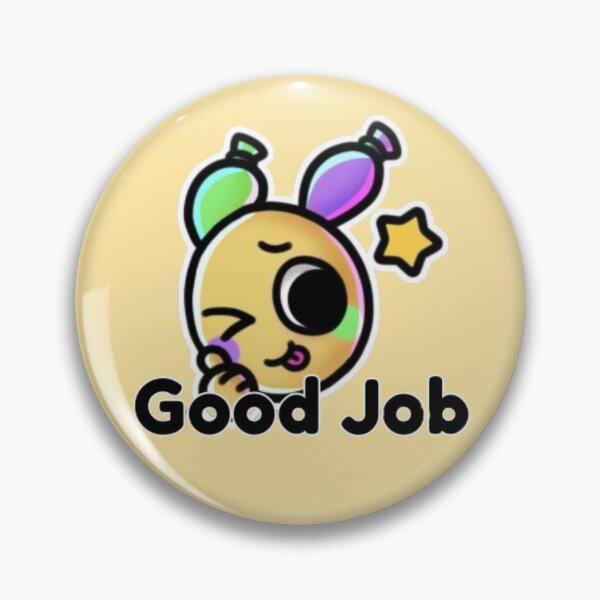 Item preview, Dandy's World Sticker: "Good Job" designed and sold by SNAPPJAWZ.