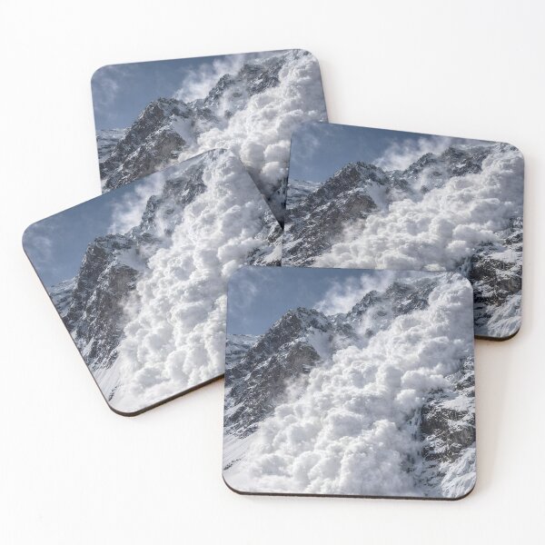 Item preview, Massive Avalanche on Snowy Mountain designed and sold by Yomere.