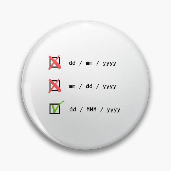 Item preview, Funny CRA inside joke - The Only Date Format That Matters designed and sold by FastTrackSelect.